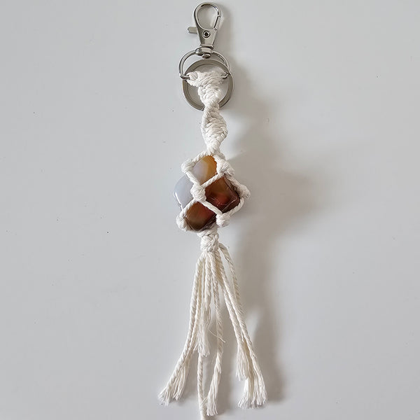 Macrame keyring