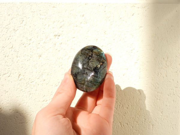 Small Labradorite palm stone #2