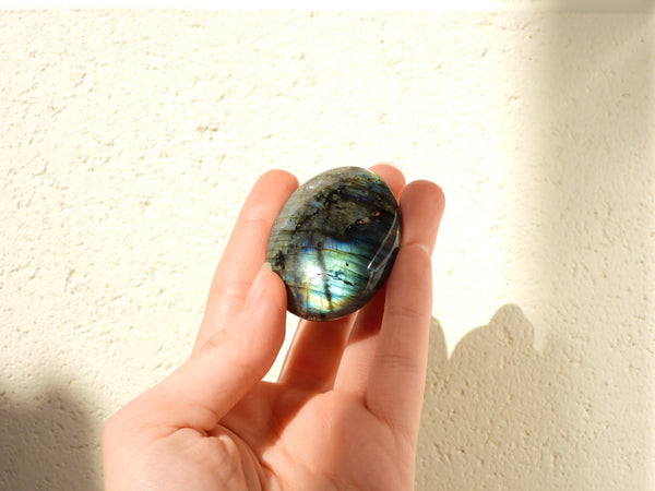 Small Labradorite palm stone #2