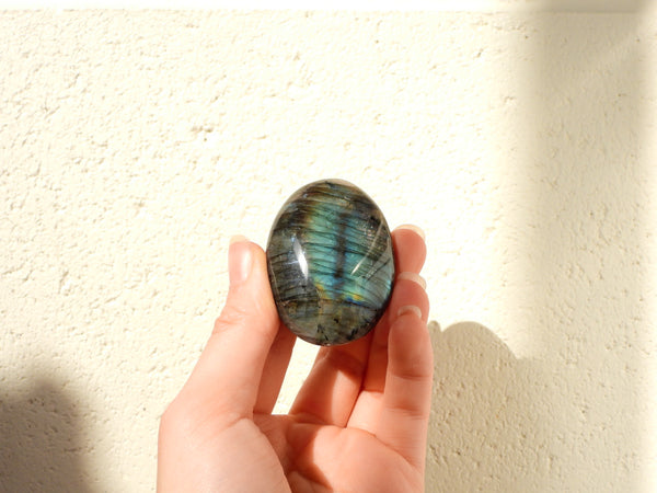 Small Labradorite palm stone #2