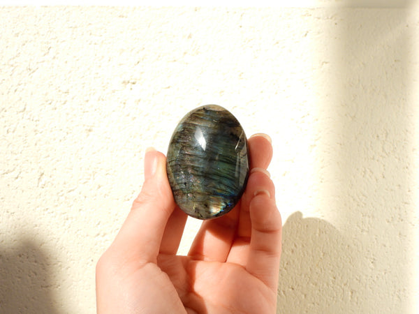 Small Labradorite palm stone #2