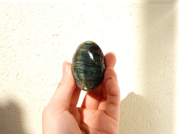 Small Labradorite palm stone #2