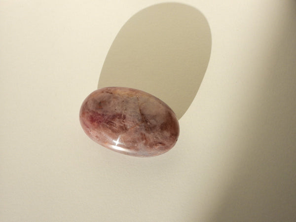 Purple Rose Quartz palm stone