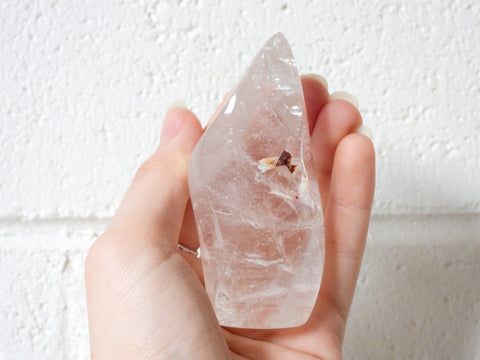 Clear Quartz flame