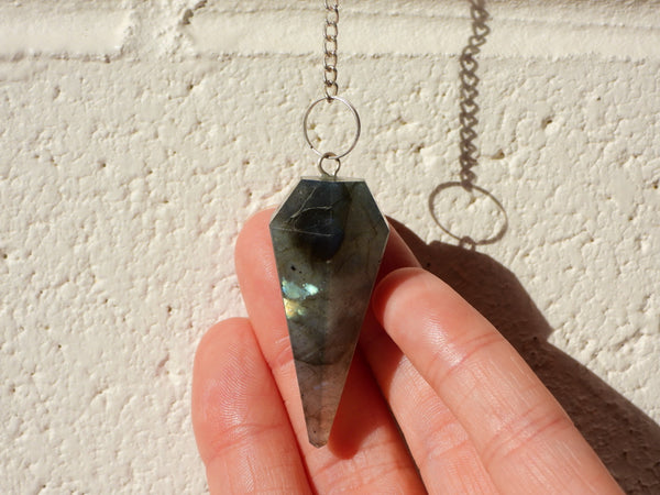 Labradorite pendulum