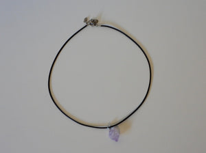 Raw Amethyst necklace