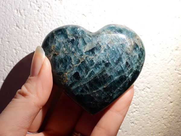 Teal Apatite heart