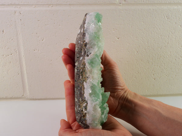 White & Green Apophyllite cluster