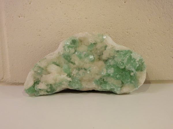 White & Green Apophyllite cluster