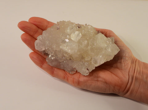 High Grade Apophyllite on Calcite