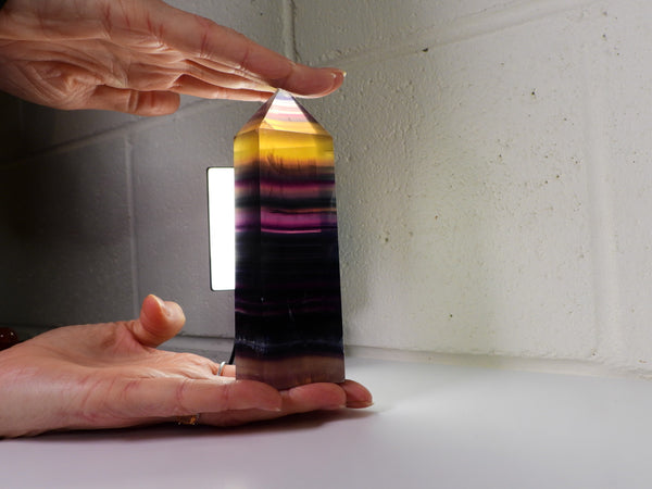 Rainbow Fluorite tower