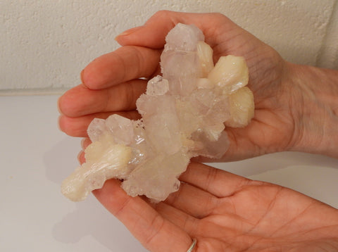 Clear Apophyllite cluster