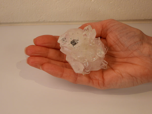 Clear Apophyllite cluster