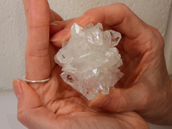 Clear Apophyllite cluster