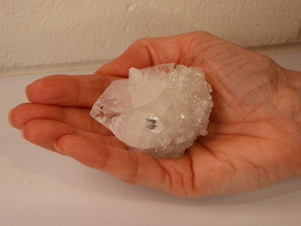 Clear Apophyllite cluster