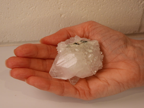 Clear Apophyllite cluster