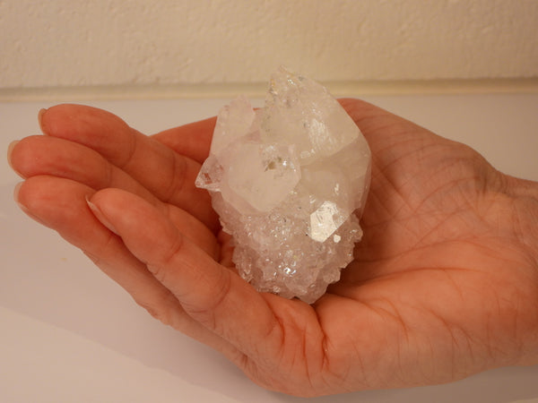 Clear Apophyllite cluster