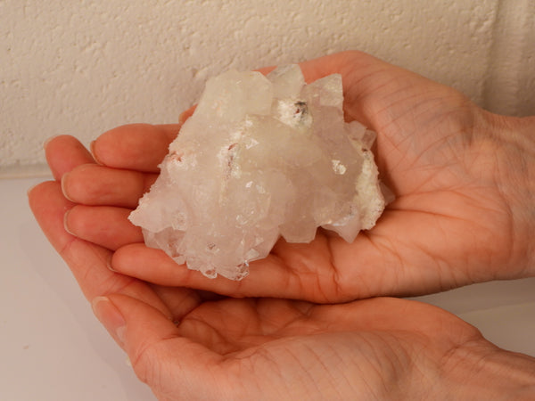 Clear Apophyllite cluster