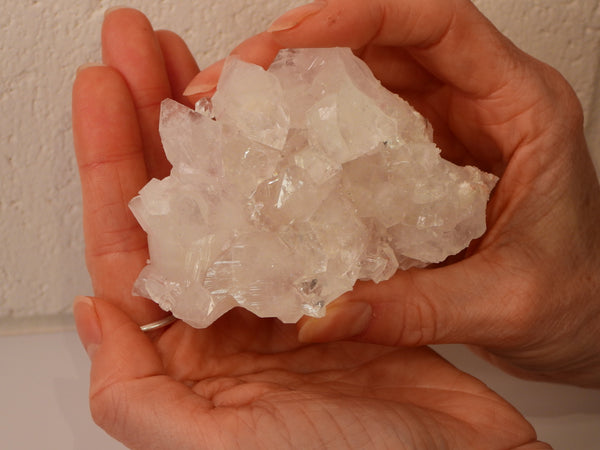 Clear Apophyllite cluster