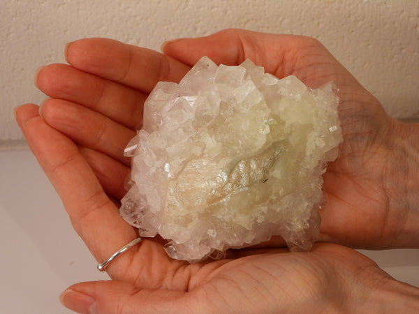 High grade Apophyllite on Calcite