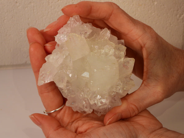 High grade Apophyllite on Calcite