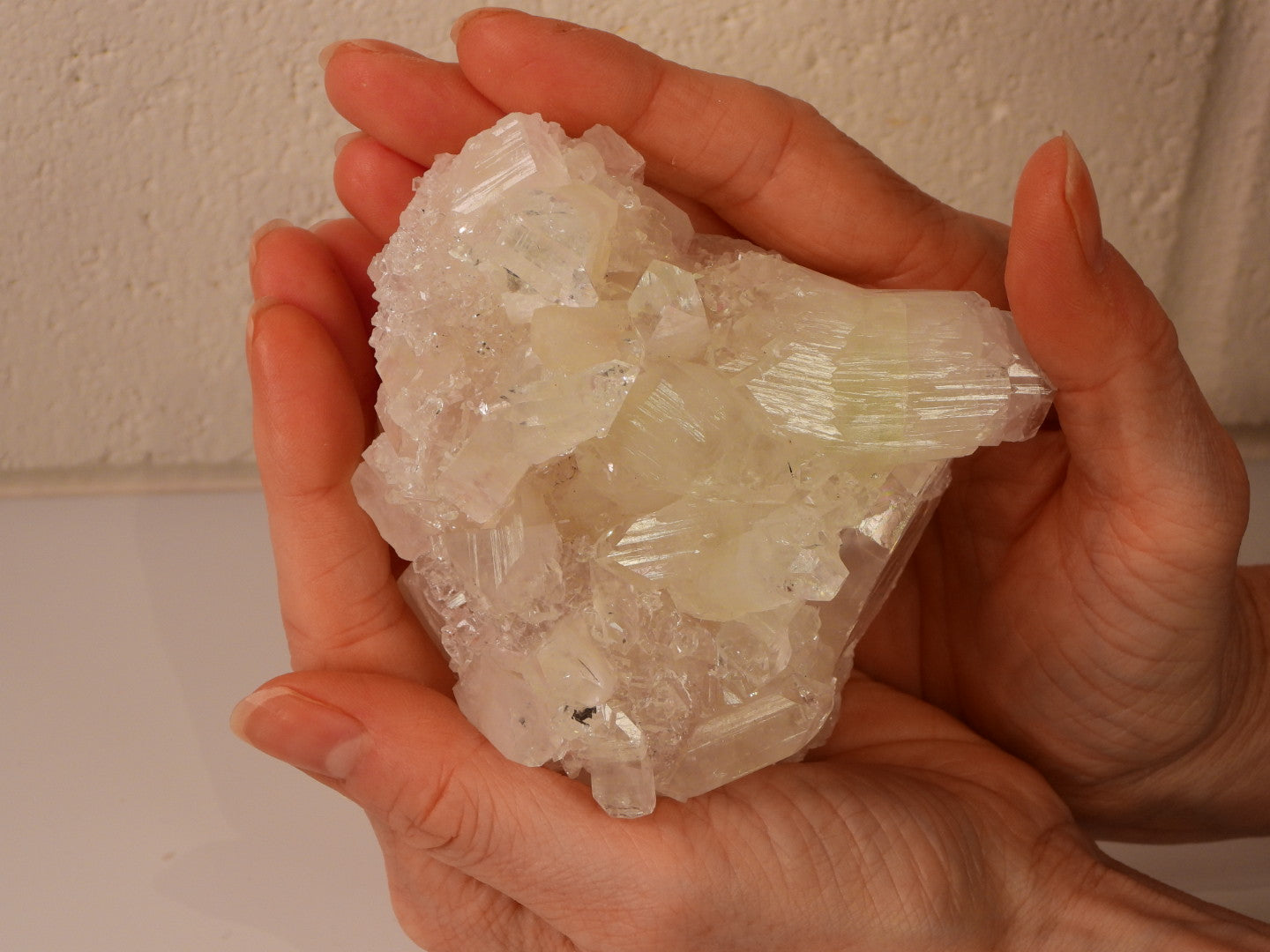 High grade Apophyllite on Calcite