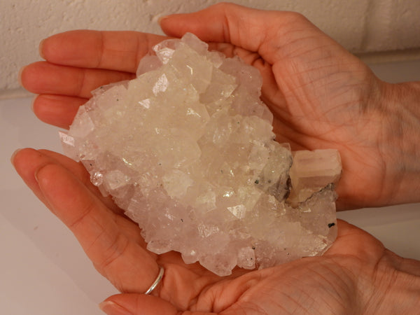 High grade Apophyllite on Calcite