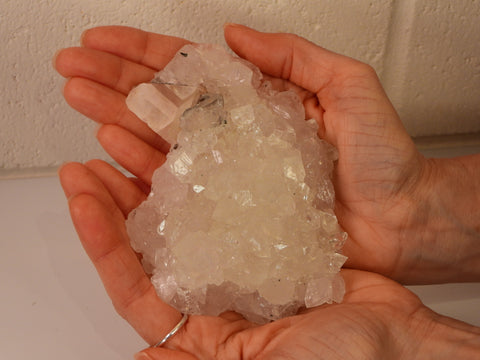 High grade Apophyllite on Calcite