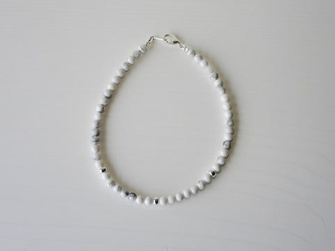 Howlite anklet