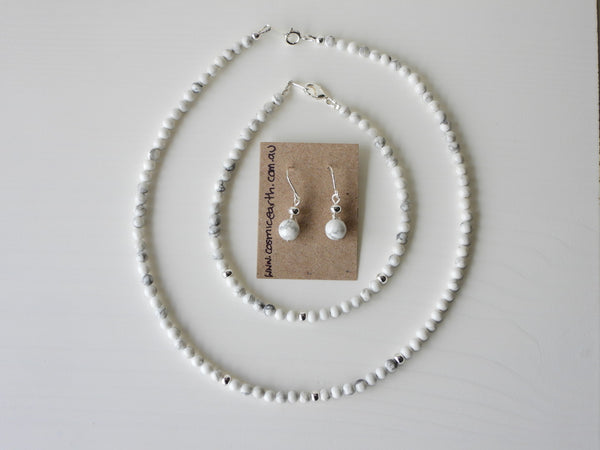 Howlite matching jewellery