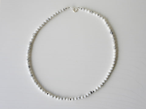 Howlite necklace