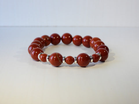 Red Jasper elastic bracelet