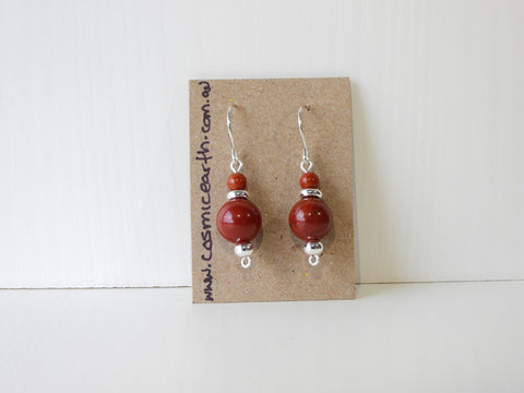 Red Jasper earrings