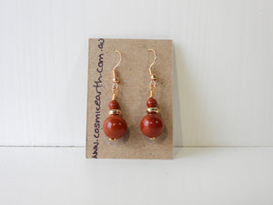 Red Jasper earrings