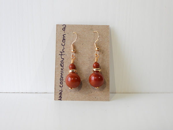 Red Jasper earrings