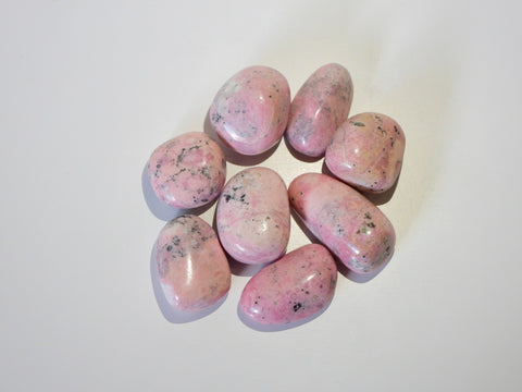 Rhodonite tumbles