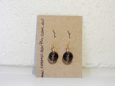 Smokey Quartz earrings