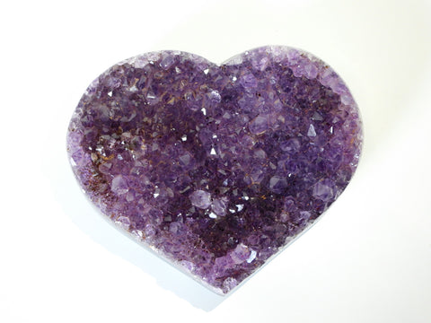 Amethyst heart cluster