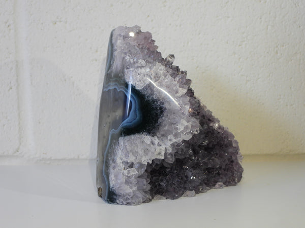 Standing Amethyst cluster