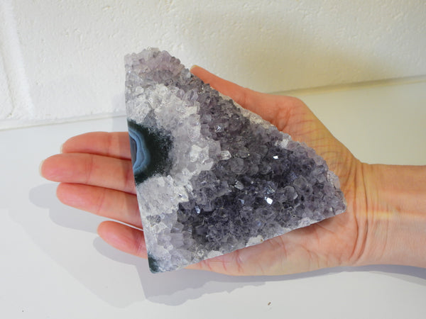 Standing Amethyst cluster